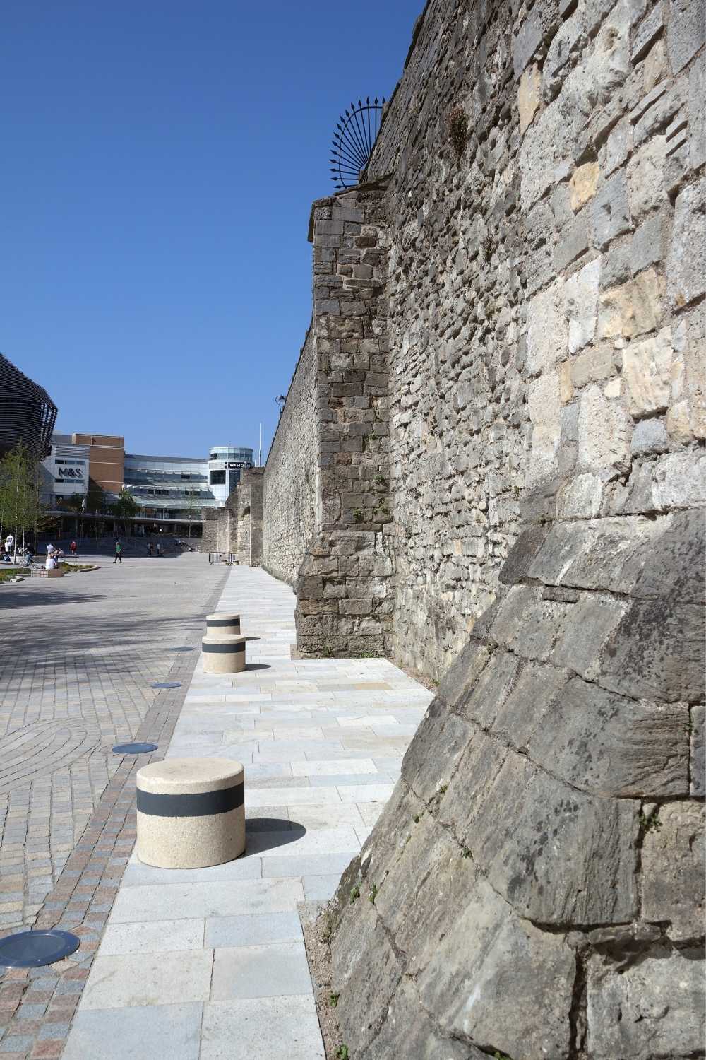 Medieval walls, Southampton Instagram spots