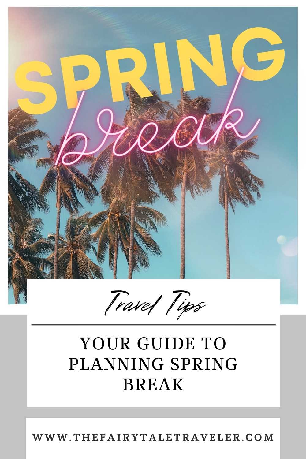 `Spring break 2023, save money on vacation, spring break planning