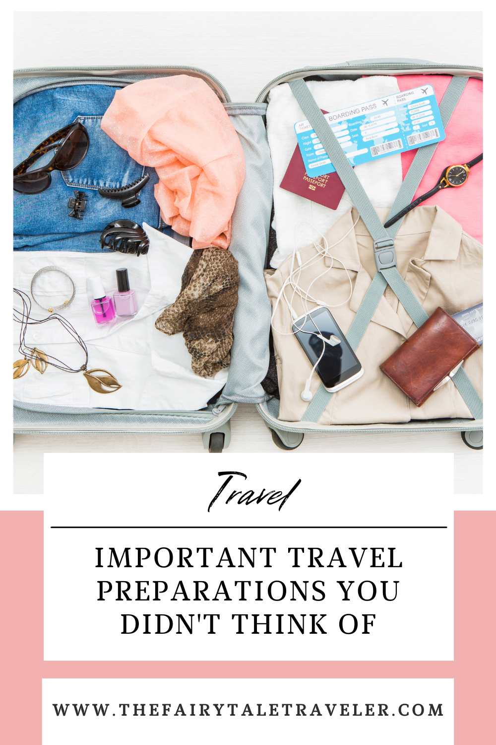 travel preparations